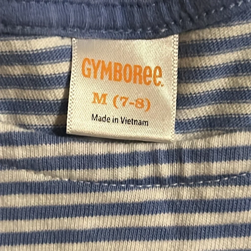 Gymboree Blue Striped Tunic Dress M (7-8)
